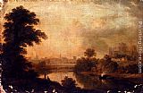 A View Of Ripon Cathedral From Across The River Ure by John Glover